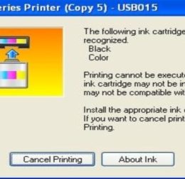 cartridge cannot be recognized