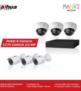 paket cctv 6 kamera