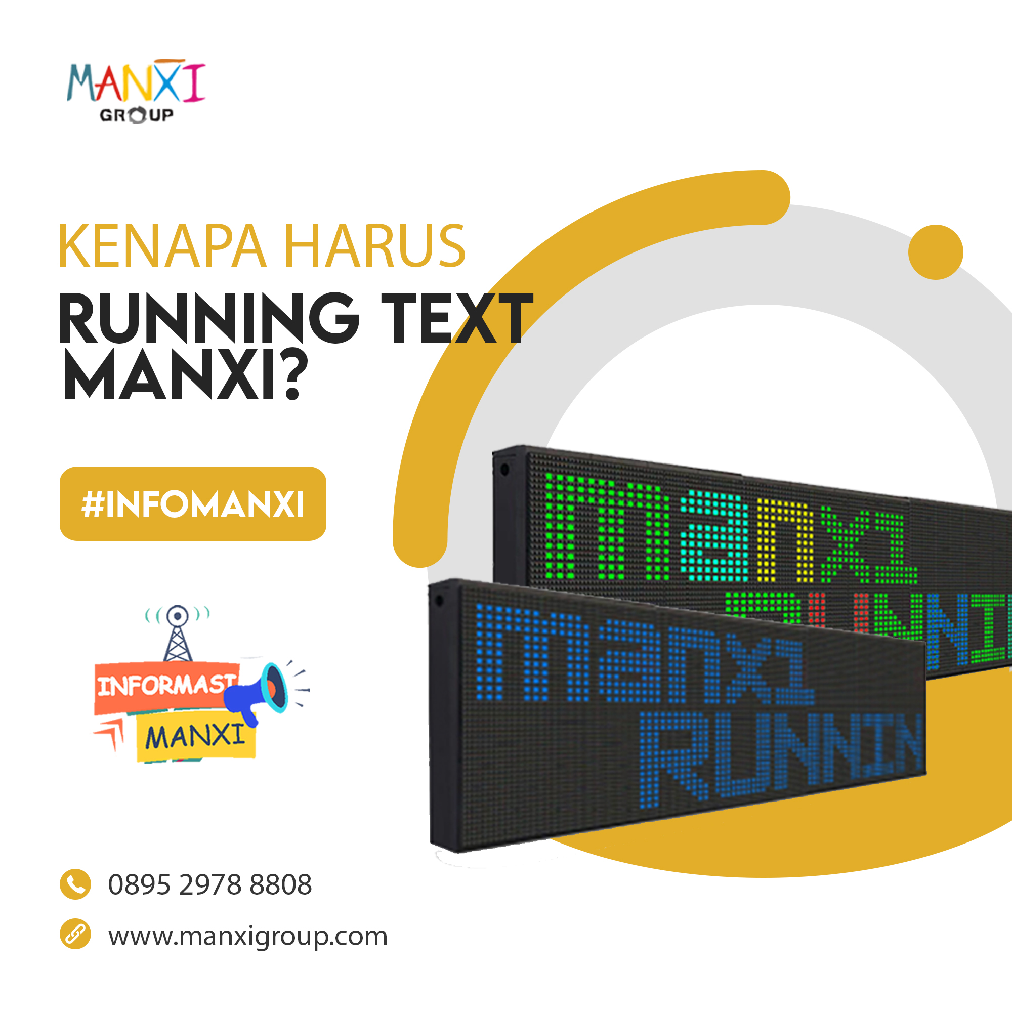 7 Keunggulan Running Text Untuk Usaha Bisnis Manxigroup Com